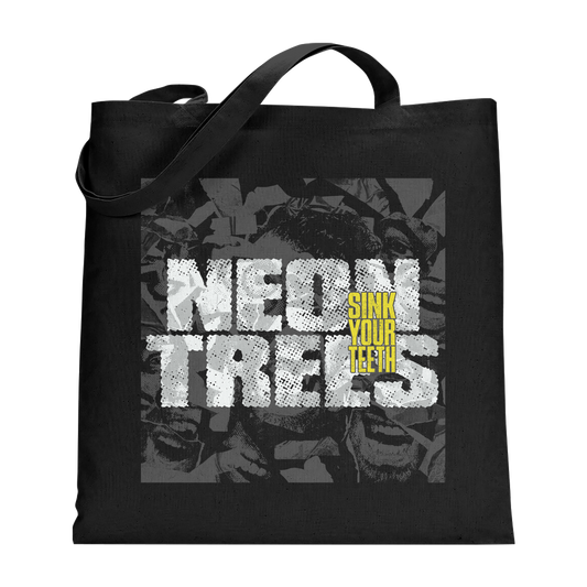 Collage Teeth Tote Bag